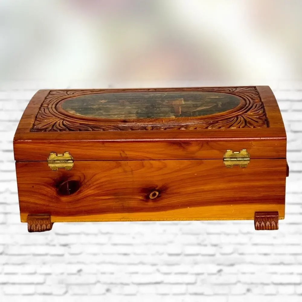 Vintage hand carved